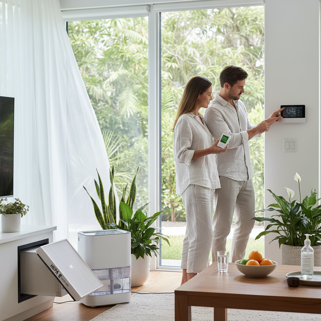 Dicas de Qualidade do Ar Interno para Lares na Flórida